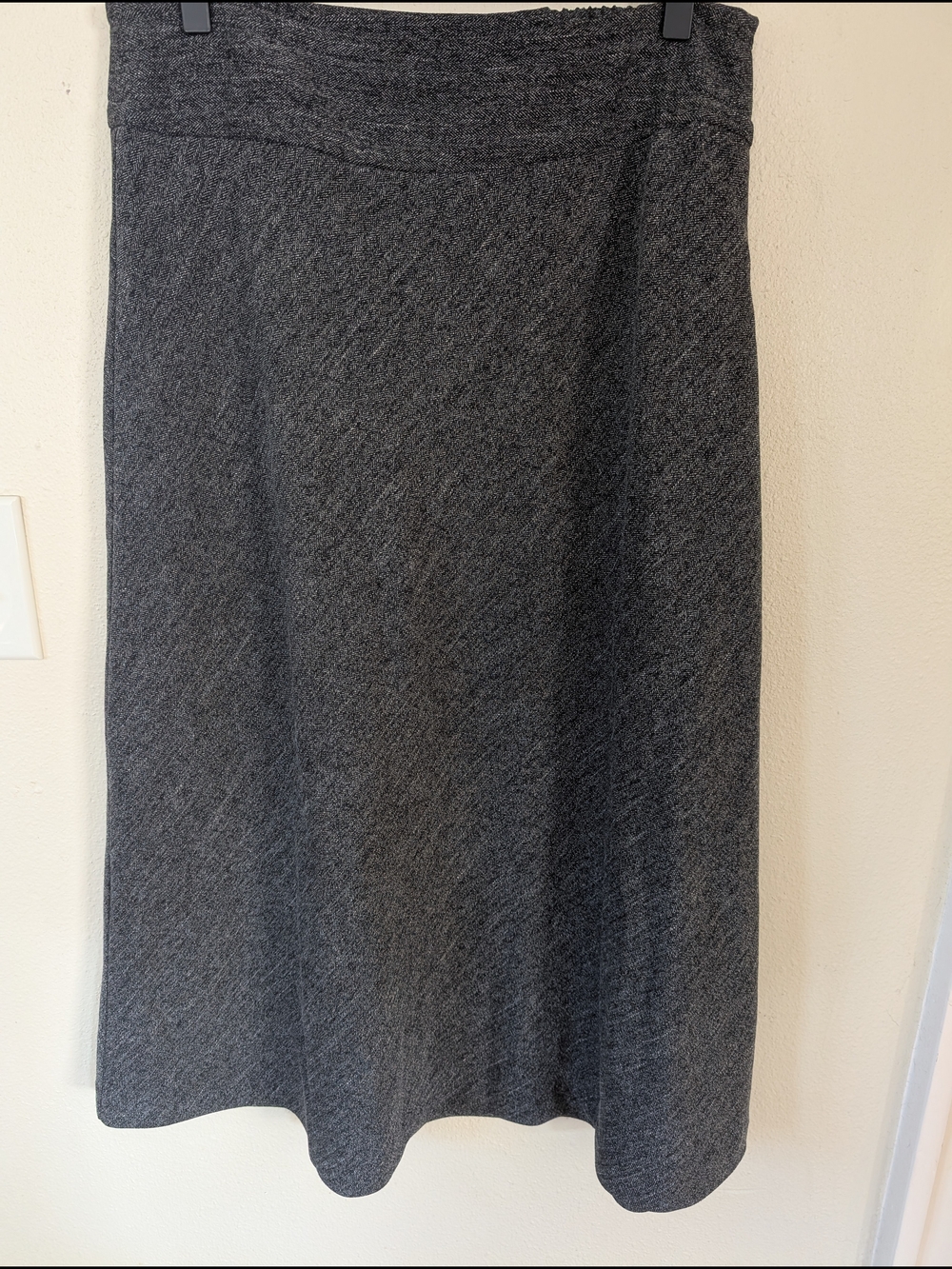 Nomadic Traders Charcoal Gray A-Line Skirt Size 10